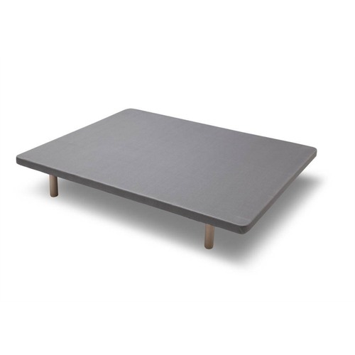 Base Tapizada MConfort 3 Barras 40x30 3d Gris 80x190