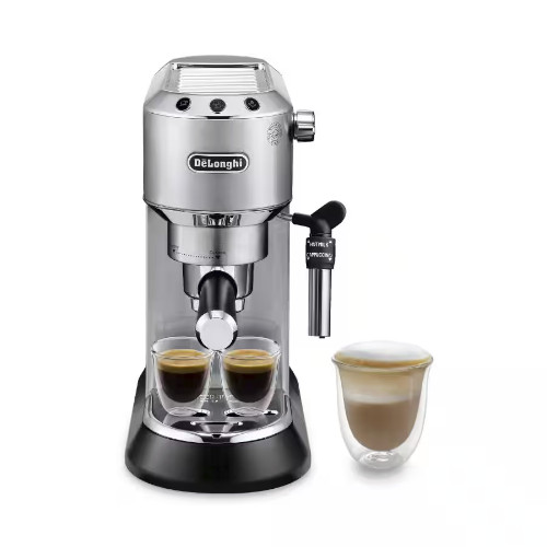 Cafetera Expres Manual 15 Bar Delonghi EC685.M Dedica Style Metal Gris