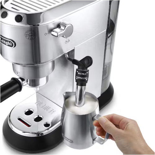 Cafetera Expres Manual 15 Bar Delonghi EC685.M Dedica Style Metal Gris - foto 2
