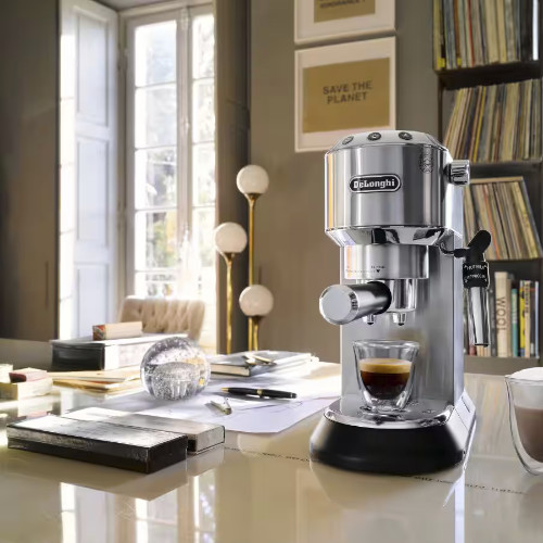Cafetera Expres Manual 15 Bar Delonghi EC685.M Dedica Style Metal Gris - foto 3