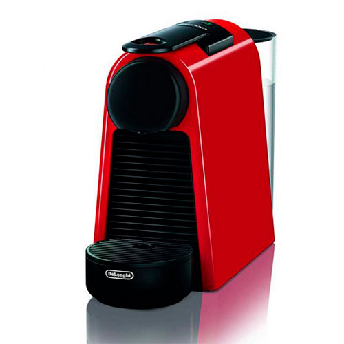 Cafetera Cápsulas 19 bares Delonghi EN85R Essenza Mini Nespresso Original Roja - foto 3