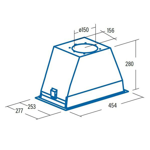 Campana 45cm integrable Cata GT Plus 45 BK 645m3h - foto 2