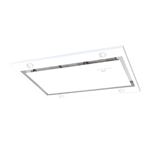 Campana Techo 100 cm Cata ISLA SIRIN GLASS 1000 GWH Cristal Blanco A.