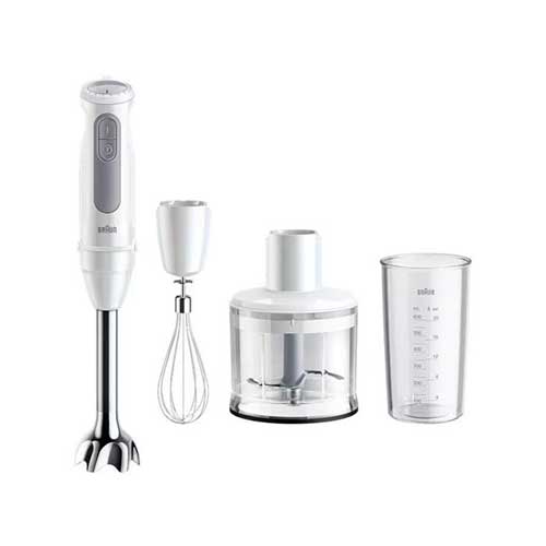 Batidora de Mano 1000W Braun MQ5235WH con Accesorios Blanca
