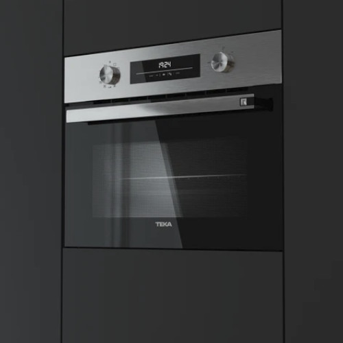 Horno Multifunción 45cm 44L TEKA Pirolítico Hydroclean Compacto Inox A+ - foto 2
