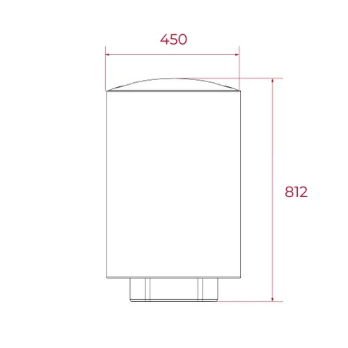 Termo 80L Teka EWH 31080 CWH Vertical Blanco B. - foto 3