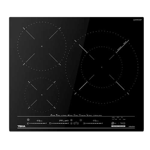 Inducción 3 zonas 60cm Teka IIZC 63632 MPT BK zona XL 32cm Paella Negra