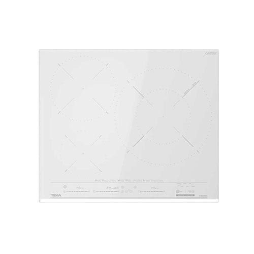 Inducción 3 Zonas 60cm Teka MestrePaeller IZC 63632 MPT WH Zona 32cm Paella Blanca