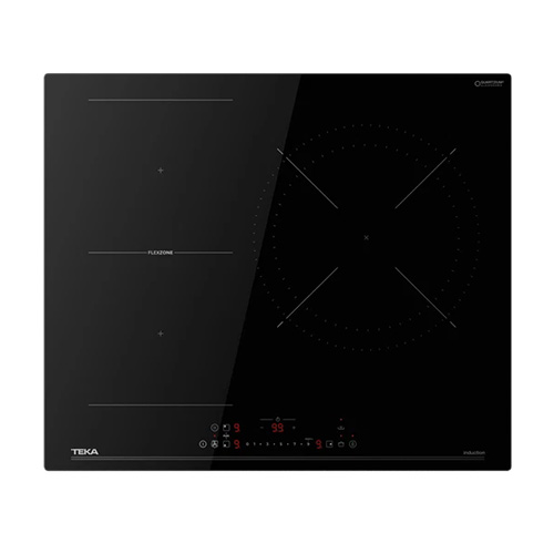 Inducción 3 Zonas 60cm Teka IBF 63215 SSM BK Zona Flex + Zona 29cm Negro
