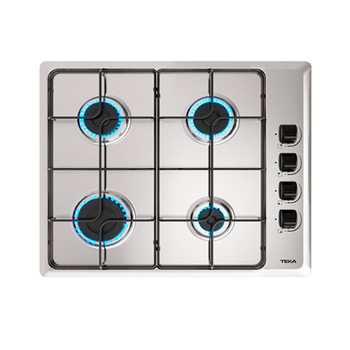 Encimera de Gas 50x58 4 Fuegos Teka HLX 640 KLA0E Inox Butano - foto 2