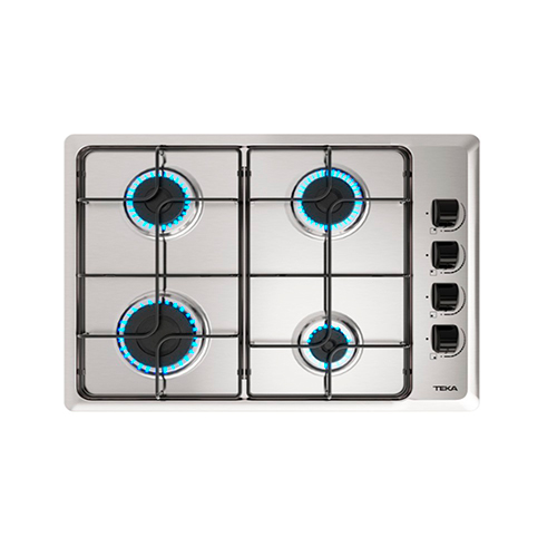 Encimera de Gas 43,5x58 4 Fuegos Teka HLX 540 KLA Inox Butano - foto 2