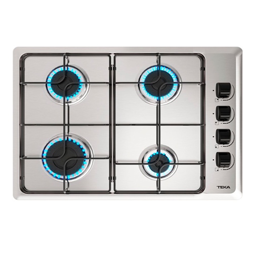 Encimera de Gas Natural 43,5x58 4 Fuegos Teka HLX 540 KLN0E Inox - foto 2