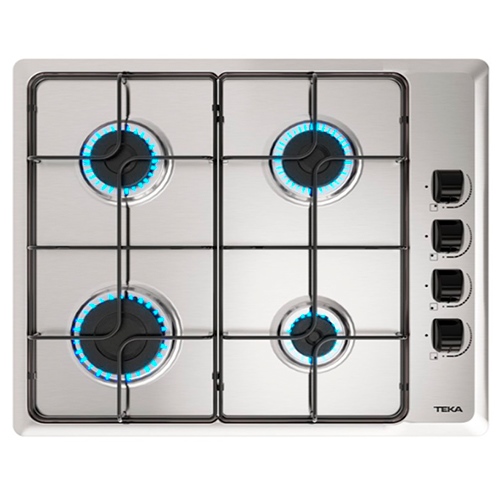 Encimera de Gas Natural 4 Fuegos 50X58cm Teka HLX 640 KLN0E Inox - foto 2