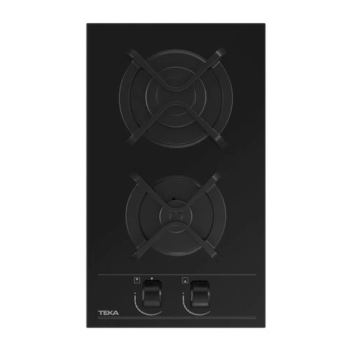 Domino Cristalgas 2 Fuegos 30cm Teka GBC32000 Negro Butano