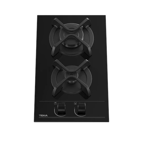 Domino Cristalgas 2 Fuegos 30cm Teka GBC32000 Negro Butano - foto 2