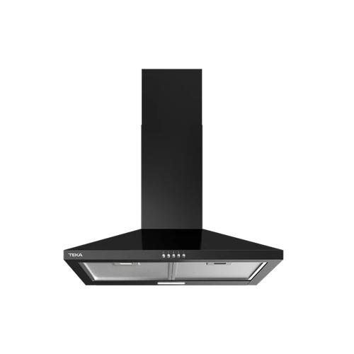 Campana 70cm decorativa Teka DBB 74140 KOS BK 400 m3h Negro B