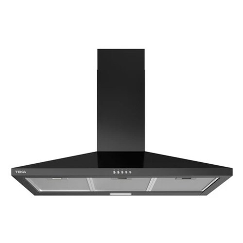 Campana 90cm decorativa Teka DBB 94140 KOS BK 410 m3h Negro B