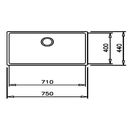 Fregadero 44x71 Teka be linea rs15 71.40 ix - foto 3