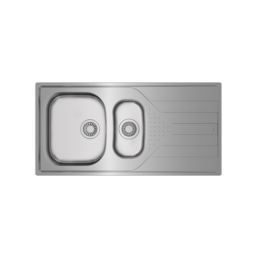 Fregadero 2 Cubetas 100x50 Teka Universe 60 T-XP 1½C 1 Escurridor Reversible - foto 2