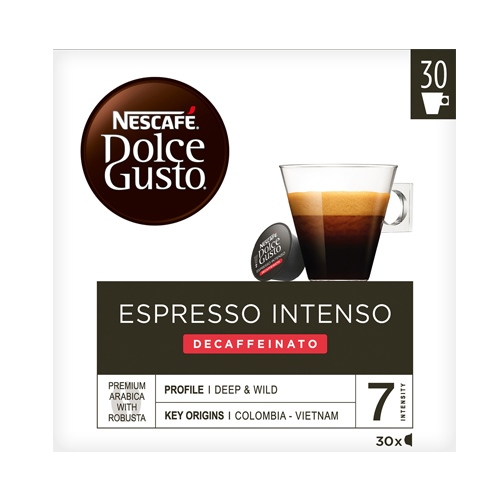 Nescafé Dolce gusto Espresso Intenso 30 cápsulas descafeinado 3x210g