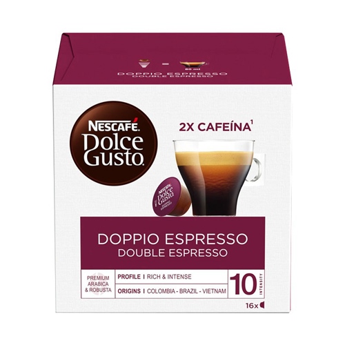 Doppio Espresso Double Espresso Dolce Gusto 16 cápsulas