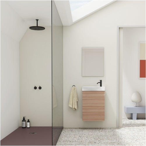 Mueble de Baño 45cm MIKA Lavabo Espejo MIKA Antracita