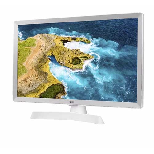 Televisor Monitor 24" HD LG 24TQ510SWZ Smart TV WebOS22 Blanco Clase E - foto 2