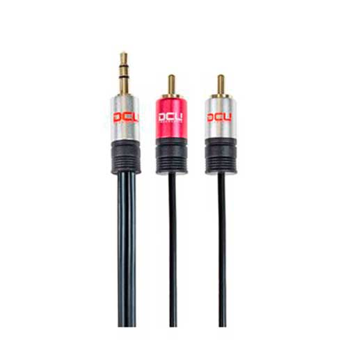 Cable Jack 3.5 DCU Stereo Macho a 2 RCA Macho