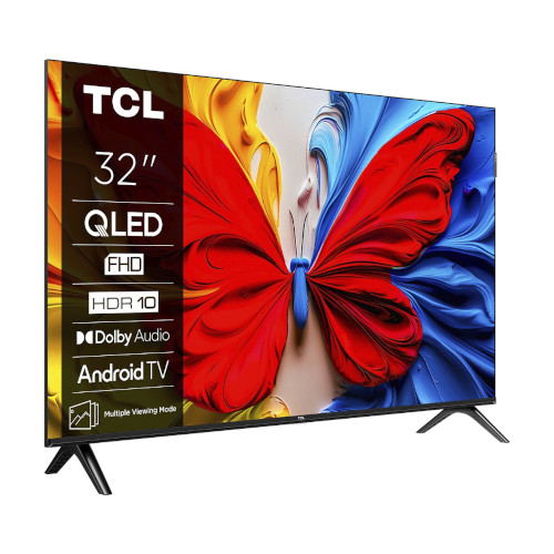 Televisor QLED 32" FHD TCL 32S5K Smart TV Android Clase F
