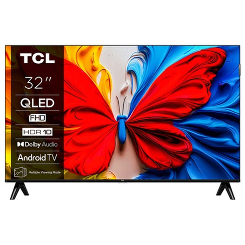 Televisión QLED 32" FHD TCL 32S5LES Smart TV Android TV Clase F