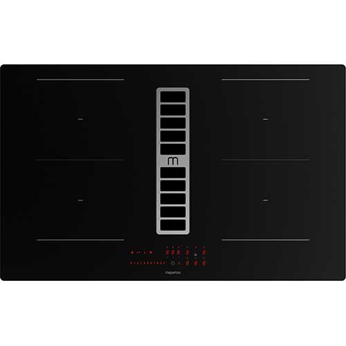 Inducción con Campana Integrable 4 Zonas Flex 83cm Mepamsa 3400711209 Indu Max Negro Clase A