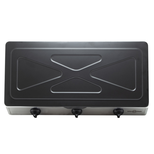 Hornillo de gas 3 fuegos Vitrokitchen 360IB butano - foto 2