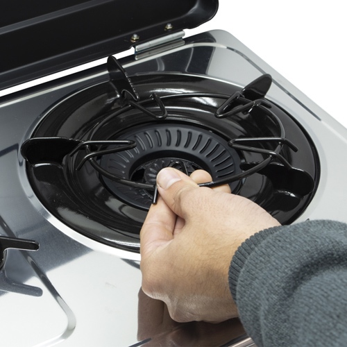 Hornillo de gas 3 fuegos Vitrokitchen 360IB butano - foto 3