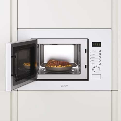 Microondas Integrable 20 L 800W Candy 38900094 Grill Blanco - foto 2