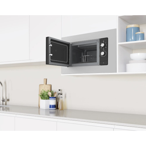 Microondas 20L 800W Balay 3CG6112X3 Grill Apertura Izquierda Inox Integrable - foto 2