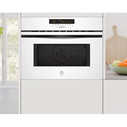 Horno Microondas 45cm 44L Balay 3CW5179B3 Compacto Integrable Aqualisis Blanco - foto 2