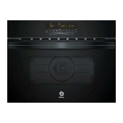 Horno 45cm 44L Balay 3CW5179N2 Compacto Microondas Cristal Negro