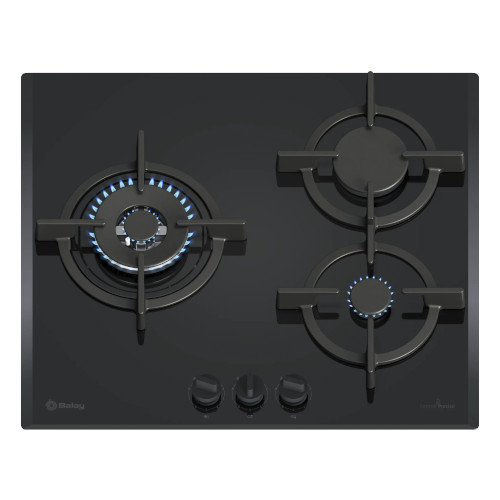 Cristalgas 3 Zonas 60cm Balay 3ETG663RB Butano Negro