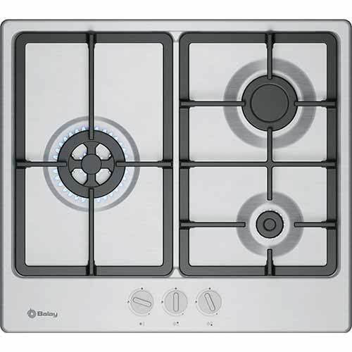 Cristalgas 3 Fuegos 60cm Balay 3ETX563CB Natural Acero