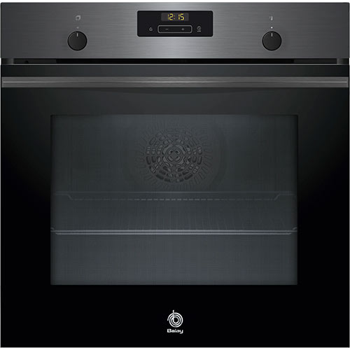 Horno Multifunción 60cm 71L Balay 3HB4131G3 Hidrolítico Negro A+