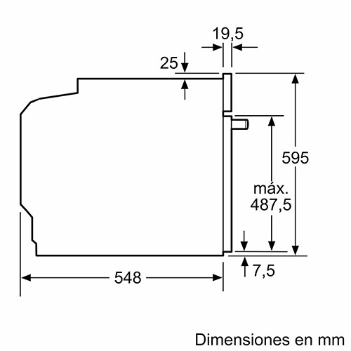 Horno Multifunción 60cm 71L Balay 3HB4131G3 Hidrolítico Negro A+ - foto 3