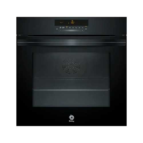 Horno Multifunción 60cm 71L Balay 3HB5888N6 Pirolítico Cristal Negro