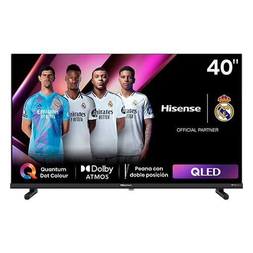 Televisor QLED 40" FHD Hisense 40A5NQ Smart TV Quantum Dot Colour Clase F