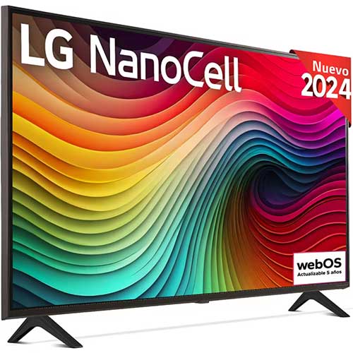 Televisor NANOCELL 43" 4K UHD LG 43NANO82T6B Smart TV AI ThinQ WebOS24 Clase G - foto 2