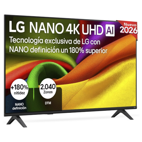 Televisor Nanocell 43" LG 43NU8E0B3LA Webos26 Negro Clase F