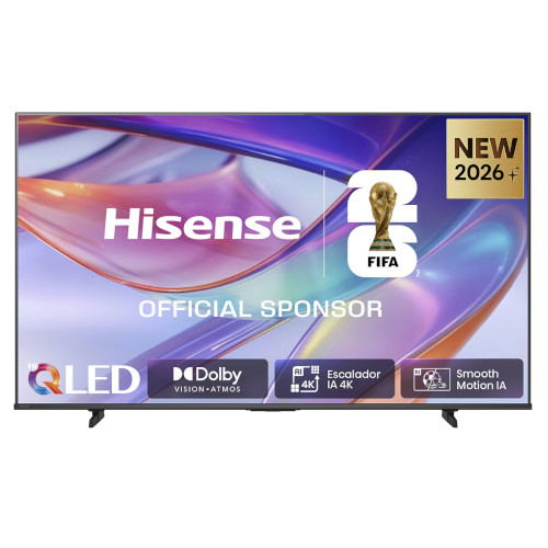 Televisor HI-QLED 43" 4K Hisense 43Q7S Smart TV Negro Clase E