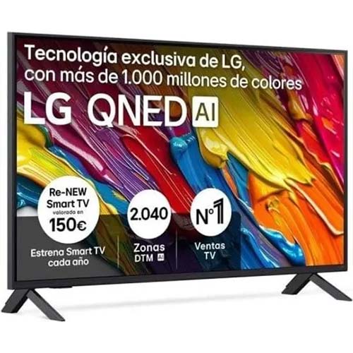 Televisor QNED 43" 4K LG 43QNED82A6B Smart TV WEBOS25 Clase G