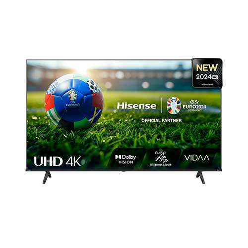 Televisor LED 50" 4K Hisense 50A6N Vidaa Smart TV  Negra Clase E