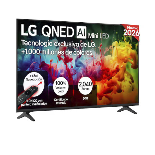 Televisor QLED MiniLED 50" 4K LG 50QNED70B6C WEBOS26 Smart TV Clase F