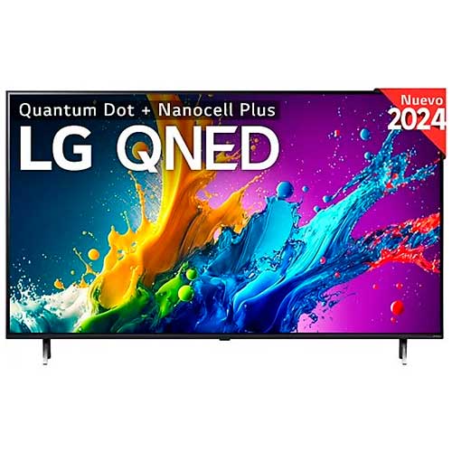 Televisor QNED 50" 4K LG 50QNED80T6A Smart TV WebOs 24 Clase F